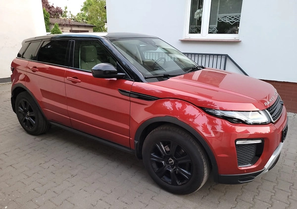 Land Rover Range Rover Evoque cena 84900 przebieg: 92135, rok produkcji 2017 z Pruszcz Gdański małe 631